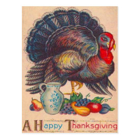 Thanksgiving Turkey Post Card