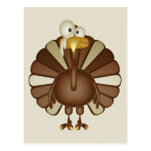 Thanksgiving Turkey Post Card