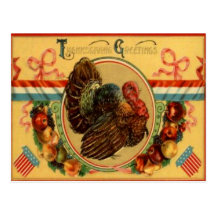 Thanksgiving Turkey Post Cards