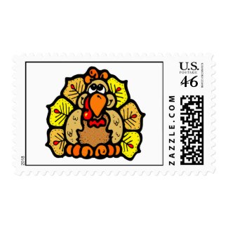 Thanksgiving Turkey stamps and greeting cards