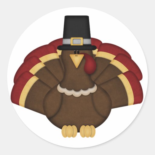 Thanksgiving Turkey Stickers Zazzle