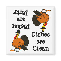 Thanksgiving Turky Dishwasher Magnet