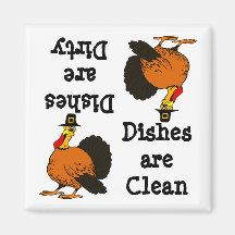 Thanksgiving Turky Dishwasher Magnet