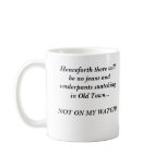 Thanksgiving underpants theft coffee mug