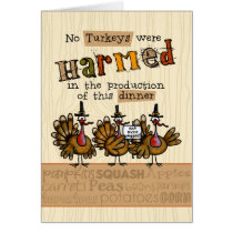 Thanksgiving Vegetarian Dinner Invitation cards