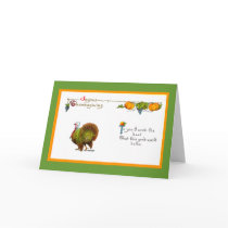 Thanksgiving Vintage Greeting Card