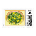 Thanksgiving yellow mums postage postage by KABSANNIE Thanksgiving yellow mums postage postage