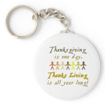 ThanksLiving Keychain