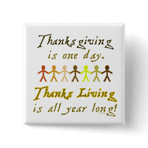 ThanksLiving Pin