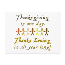ThanksLiving postcards