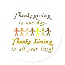 ThanksLiving Sticker