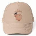 "Thankspigging" Funny Cartoon Pig Thanksgiving hats