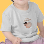 "Thankspigging" Funny Cartoon Pig Thanksgiving t-shirts