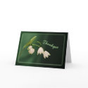 thankyou - snowdrops card