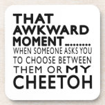 That Awkward Moment Cheetoh Designs Beverage Coaster