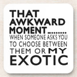 That Awkward Moment Exotic Designs Coasters