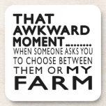 That Awkward Moment Farm Designs Drink Coaster