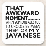 That Awkward Moment Javanese.Designs Drink Coaster