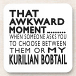 That Awkward Moment Kurilian Bobtail.Designs Coasters