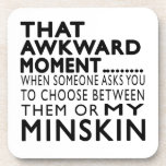 That Awkward Moment Minskin.Designs Beverage Coaster