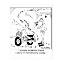 That Funny Buzzing Sound Postcards