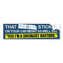That Obama - Bident Sticker - Anti Obama Bumper Sticker