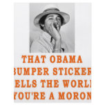 THAT OBAMA BUMPER STICKER flyers