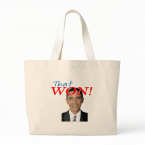 That One Won Obama Tote Bag