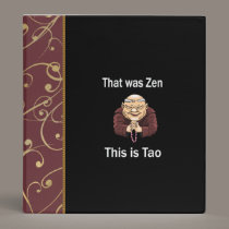 That Was Zen, This Is Tao binders