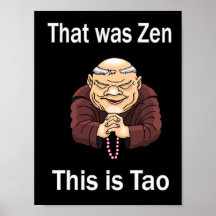 That Was Zen, This Is Tao Poster