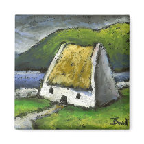 Thatched cottage magnets by tanyabond Thatched cottage magnets