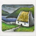 Thatched cottage mouse pads