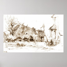 Thatched Hut 183 Print
