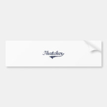Thatcher Arizona Classic Design Bumper Stickers