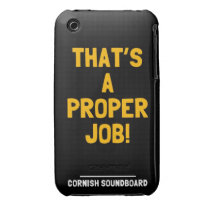That's a Proper Job: A Cornish Soundboard Case Iphone 3 Case-mate Cases