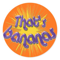 THAT'S BANANAS stickers