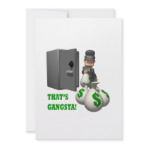 Thats Gangsta Personalized Invitations