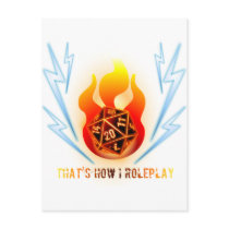 That's How I Roleplay postcards