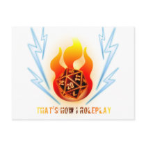 That's How I Roleplay postcards