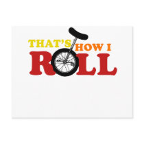 Thats how I roll postcards