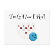 That's How I Roll Postcard