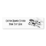 THAT'S HOW I ROLL - Retro Traffic Jam B&W Bumper Stickers