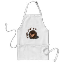 "That's How I Roll" rolled-up hedgehog Aprons