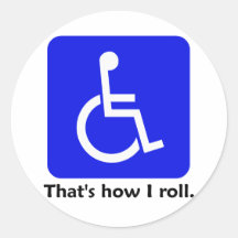 That's how I roll. Sticker