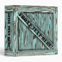 That's just Crate! - Aqua Wood - Binder