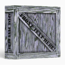 That's just Crate! - Lavender Wood - Vinyl Binder