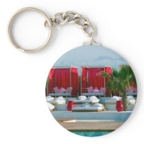 "That's life", Morocco luxury poolside Key Chains