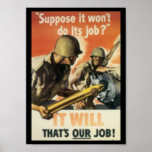 Thats Our Job World War 2 Poster