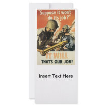 Thats Our Job World War 2 Rack Card Template