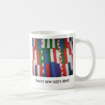 THAT'S SEW GEE'S BEND COFFEE MUGS
